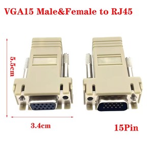 DB9 VGA15 DB25 macho/hembra a RJ45 9 15 25 PIN RS232 VGA adaptador de puerto serie conectores extensor a convertidor extendido <span class=keywords><strong>Ethernet</strong></span> - Product Image 1