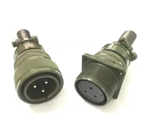 8-контактный разъем MIL Spec (MS3102A32-15P) штекер с амфенолом MIL-C-5015 аэрокосмической MS 5015 Connex RF кабель Круговой Электрический