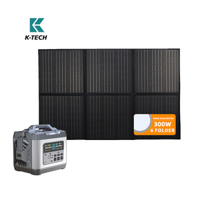 Xách tay 300 Wát ngoài trời có thể gập lại ba lô năng lượng mặt trời quang điện bảng điều khiển cho điện thoại di động sử dụng - Product Image 1