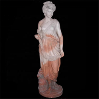 Polissage marbre fille nue statue marbre dieu statue marbre blanc taille réelle statue féminine figure grecque