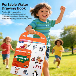 Libro de Dibujo Portátil Personalizado con Agua, Bloc de Colorear Reutilizable Activado por Agua para Niños - Product Image 5