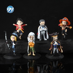 6 pezzi una figura a pezzi Anime Luffy Ace Sabo Roger Rayleigh bambola statua giocattolo - Product Image 1