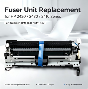 Unité de fusion RM1-1531 RM1-1401 pour <span class=keywords><strong>imprimante</strong></span> <span class=keywords><strong>HP</strong></span> LaserJet 2400 2420 2430 <span class=keywords><strong>2410</strong></span> 110V 220V - Product Image 1