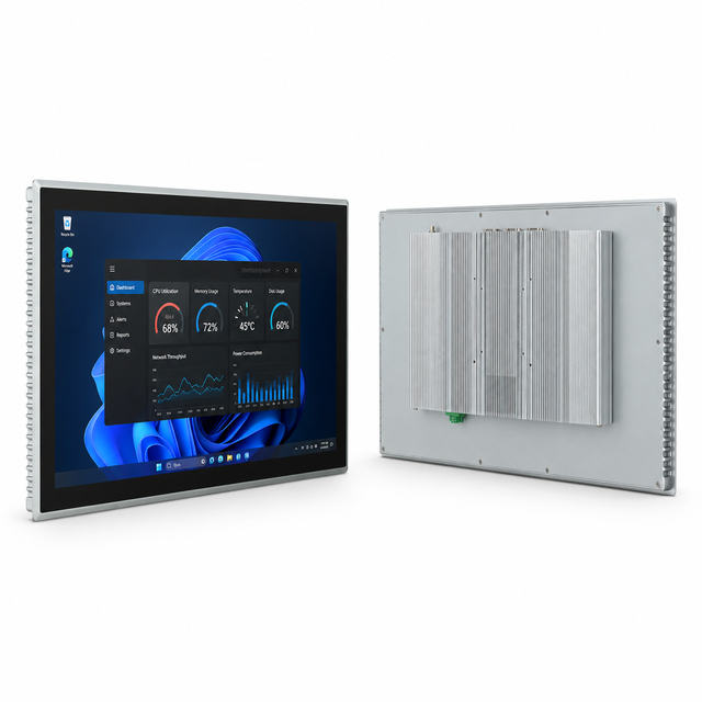 DM15 IP65 Fanless Industrial Panel PC Embedded Touch Screen All in One PC for IoT Smart Factory Automation Monitor Panel PC