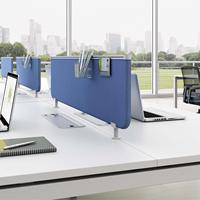 Bureaux et postes de travail modulaires acoustiques Cabine de bureau Mobilier de table Cloison de table Bureau de groupe moderne pour 2 4 6 personnes