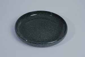 Plato Redondo Profundo de Gres con Borde Elevado para Postres y Pan, con Esmalte de Color Reactivo, para Uso en Restaurantes, Hoteles y Bodas - Product Image 4