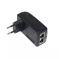 Injecteur Poe vidéo alimenté en courant continu 12V/24V/48V prise EU/US pour adaptateur de caméra ip sécurité caméra de vidéosurveillance alimentation sur Ethernet