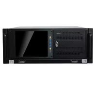 Châssis de serveur de poste de travail industriel Pontron 19 pouces 4U en rack avec écran LCD de 8,4 pouces en stock