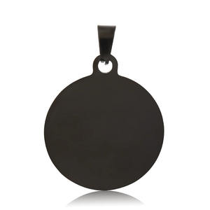 Stahl runde Scheibe mit Loch gut poliert Hochwertige runde Tags für benutzer definierte Gravur - Product Image 5