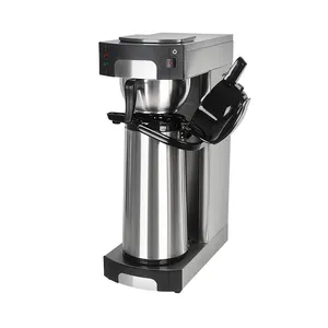 2.2L basit operasyon paslanmaz çelik kahve makinesi makinesi otomatik ticari damla kahve makinesi kahve makinesi için restoran
