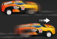 Mini Doodle 6.8CM Miniature Moulé Sous Pression En Plastique Friction Pull-Back Racing Car Model Toys Set Comprend Avion Véhicule