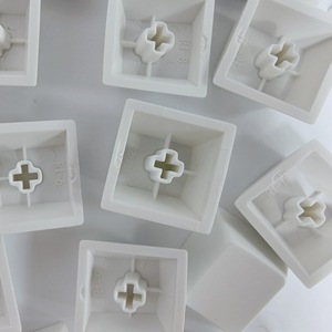 OEM Profile Blank White <b>PBT</b> Material <b>Keycaps</b> Dye Sublimation Keycap Blanks Raw Material for Mechanical Keyboard Key Caps - Product Image 2