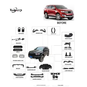 Instalação não destrutiva Car Upgrade Bodykit para Ford ranger upgrade ranger raptor