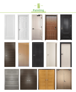 Puertas Cortafuego de Madera Maciza con Certificación UL, Diseño Moderno para Interiores, Resistentes al Fuego Durante 90 Minutos, para Hoteles y Apartamentos - Product Image 2