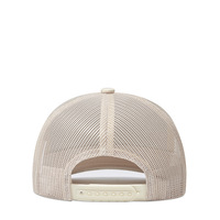 Op maat gemaakte OEM Oxford Dobby Dot Trucker petten met 3D geborduurd logo, baseballcap, UV-bescherming, brede klep, achterkant van mesh, polyester/katoen