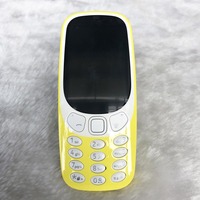 Venta caliente teléfono móvil transfronterizo 3310 pantalla de 2,4 pulgadas teléfono no inteligente 2G botón recto ancianos Dual SIM función teléfono