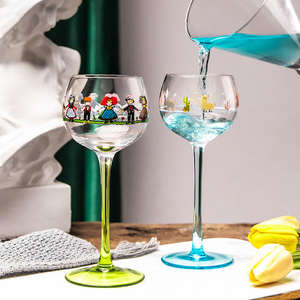 <span class=keywords><strong>Verre</strong></span> <span class=keywords><strong>à</strong></span> vin rouge sur pied design <span class=keywords><strong>Alsace</strong></span> Little Man, style nordique minimaliste, créatif, pour cocktails et décoration de poupées - Product Image 1