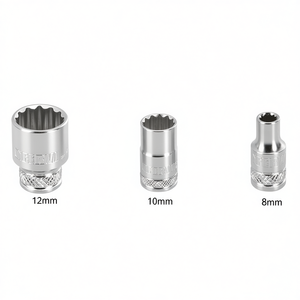 Juego de Llaves de Tubo Poligonales Fervi Serie Normal, 12mm, 10mm, 8mm, Métricas - Product Image 2