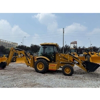 Backhoe Loader CAT 420F Baru untuk Pekerjaan Konstruksi Sistem Hidrolik Penuh Peralatan Konstruksi