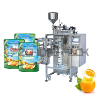 Machine d'emballage automatique pour sachets de petite taille d'huile de cuisson à base de noix de coco liquide, d'huile d'olive, de lait, de jus
