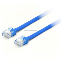 Cable Ethernet Cat6A Ultrafino de Cobre Trenzado, Par Trenzado Sin Blindaje, Cable LAN Flexible RJ45, Aplicable a Gigabit, PC y Router
