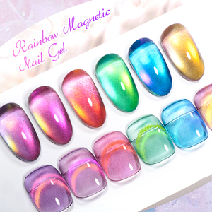 MTSSII Prix Usine 7ml Gel Magnétique Arc-en-ciel Qualité Supérieure <span class=keywords><strong>Vernis</strong></span> Gel UV <span class=keywords><strong>LED</strong></span> Soak Off 6 Couleurs Gel Magnétique <span class=keywords><strong>Flash</strong></span> - Product Image 2