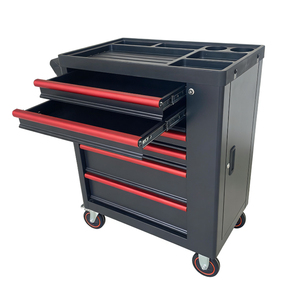 <span class=keywords><strong>Chariot</strong></span> à outils robuste à 7 tiroirs <span class=keywords><strong>pour</strong></span> atelier, <span class=keywords><strong>garage</strong></span> et réparation automobile, avec <span class=keywords><strong>porte</strong></span> latérale - Product Image 2