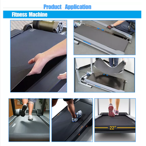 Sabuk Mesin Berjalan Karet Permukaan Halus Mobil Kualitas Tinggi Pabrikan 14 Tahun Sabuk Mesin 2Mm Sabuk Konveyor Hitam - Product Image 6