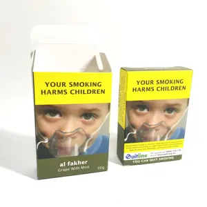 Toptan sıcak satış sigara sigara paketleme kutusu özel baskı düşük fabrika fiyat kuşe kağıt tütün kutusu
