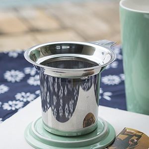 Infusor de té de malla de acero inoxidable con asa, reutilizable para el hogar, colador de café, filtro metálico para té a granel, infusor de té - Product Image 4