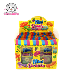 Rất hotsale item Halal Donut Shape Gummy kẹo Mix trái cây mềm kẹo bên kẹo phổ biến cho trẻ em - Product Image 5