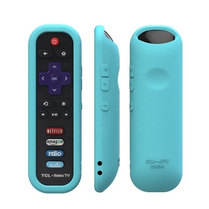 SIKAI Vỏ Bảo Vệ Chống Sốc Bằng Silicon Đã Kiểm Tra Chống Mất RoHS Thân Thiện Với Da Cho Điều Khiển <span class=keywords><strong>TV</strong></span> <span class=keywords><strong>TCL</strong></span> <span class=keywords><strong>Roku</strong></span> 3600R <span class=keywords><strong>TCL</strong></span> <span class=keywords><strong>Roku</strong></span> RC280 - Product Image 1
