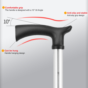 Bastón Plegable Médico ARY con Asiento <span class=keywords><strong>para</strong></span> Personas Mayores, Bastón Ligero con Asiento <span class=keywords><strong>para</strong></span> Uso en Exteriores y Viajes - Product Image 4
