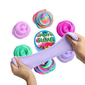 Nuevo Slime Esponjoso de Arcilla, Slime Color Cloud Puff, No Tóxico, Juguete Antiestrés para Niños, Botella DIY, Regalo No Tóxico - Product Image 4