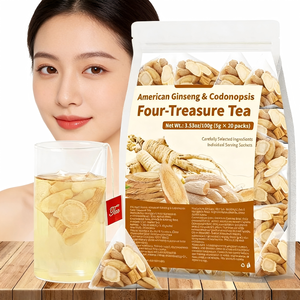 Té Herbal <span class=keywords><strong>de</strong></span> Cuatro Tesoros para Impulsar la Vitalidad - Mezcla Natural <span class=keywords><strong>de</strong></span> Ginseng - Apoyo Energético y al Sistema Inmunológico - Bebida Tónica Diaria - Product Image 6