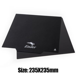 Plaque de construction magnétique flexible 235x235mm autocollant de surface de lit <span class=keywords><strong>chauffant</strong></span> pour imprimante 3D <span class=keywords><strong>Ender</strong></span>-<span class=keywords><strong>3</strong></span>/<span class=keywords><strong>Ender</strong></span>-<span class=keywords><strong>3</strong></span> <span class=keywords><strong>Pro</strong></span>/CR20 - Product Image 2