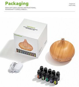 300ml bằng gỗ di động khuếch tán mùi hương máy tinh dầu hương liệu dẫn ánh sáng máy siêu âm hương thơm khuếch tán không khí cho nhà - Product Image 4