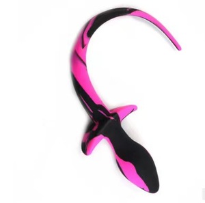 متعة الحياة الجنسية للذكور الاستمناء مع سدادة شرجية على شكل ذيل جرو جهاز تحكم عن بعد سدادة شرجية - Product Image 6