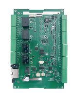 Thinmoo - Panel de Control de Acceso Biométrico en la Nube, 4 Controladores de Puerta, TCP/IP/RFID/Wiegand, Sistema Operativo Android 11, 10000 Usuarios, Pantalla LCD, Reinicio