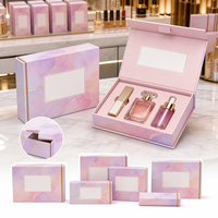 Boîte cadeau magnétique rigide personnalisée en gros avec insert en carton pour emballage de flacon de parfum ou de produits de soin de la peau