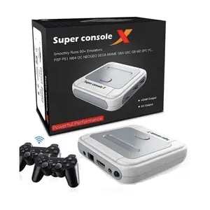अमेज़न सबसे अच्छा वाईफ़ाई सुपर कंसोल एक्स प्रो 5000 खेल डाउनलोड के साथ 4K HD टीवी रेट्रो Consolas वीडियो गेम बॉक्स खेलने के लिए