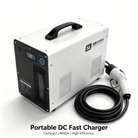 Pengisi Daya EV DC Efisiensi Tinggi 20kW 40kW Baru untuk Mobil Listrik di Tempat Parkir Komersial