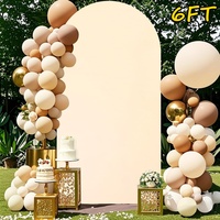 Housse de fond de scène élastique en Spandex ajustée et extensible pour décoration de mariage, baby shower, fête d'anniversaire