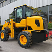 2 Ton Mesin Diesel Hydraulic Front End Wheel Loader Backhoe dengan Sistem Hidrolik Penuh untuk Penanganan Material di Halaman Pertanian