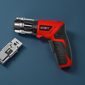 MYOYT 4CSD06 4V 무선 스크류 드라이버 1300mAh 리튬 이온 배터리 3.5N.m 최대 토크 180rpm 1/4 "마그네틱 척 ABS 핸들 LED 조명 - Product Image 2