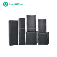 Caisse de son passive en contreplaqué pour extérieur, subwoofer 18 pouces, 1200W RMS, bobine vocale 4 pouces, pour spectacles sur scène, concerts, événements en plein air