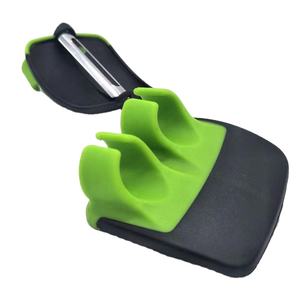 Utensilios de Cocina, Pelador de Verduras, Frutas y Patatas de Plástico y Acero Inoxidable con Doble Agarre para los Dedos - Product Image 5