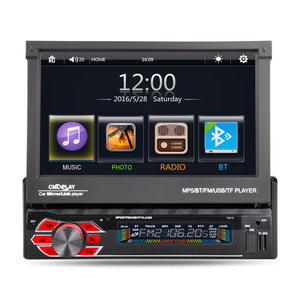 Reproductor de DVD para coche, reproductor de <span class=keywords><strong>Mp5</strong></span> estéreo Universal con Mirror Link, FM, BT, <span class=keywords><strong>USB</strong></span>, TF, pantalla táctil de 7 pulgadas, 1 Din - Product Image 2