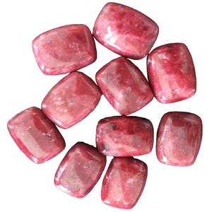 Qualità Superiore! Cabochon di Tulite Naturale di Alta Qualità, <span class=keywords><strong>Pietra</strong></span> <span class=keywords><strong>Preziosa</strong></span> <span class=keywords><strong>Rosa</strong></span> Semi-<span class=keywords><strong>Preziosa</strong></span> per Gioielleria - Product Image 2