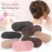 Matériaux personnalisés pour pinces à cheveux Velcro – Outils quotidiens de coiffure pour femmes – Accessoires capillaires réutilisables en nylon et plastique